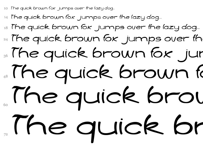 Treasure Island font waterfall